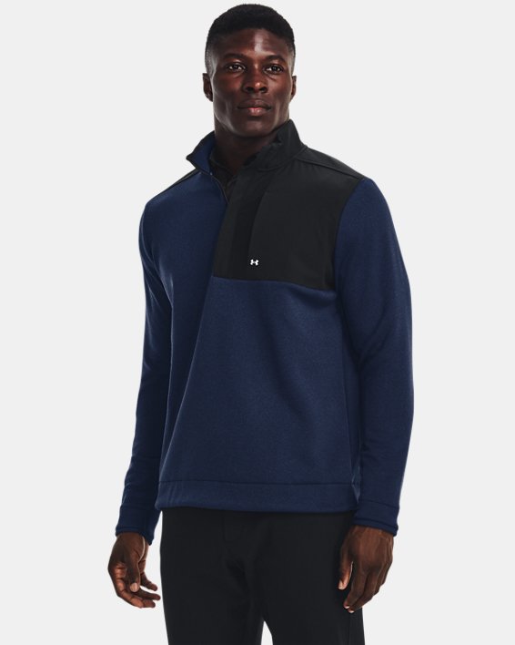Men's UA Storm SweaterFleece ½ Zip, Blue, pdpMainDesktop image number 0